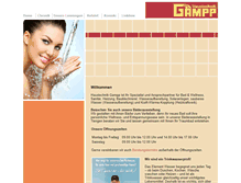 Tablet Screenshot of gampp.de